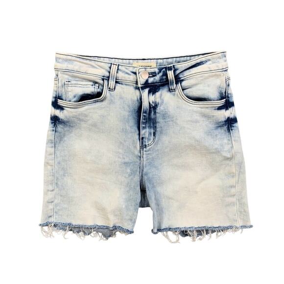 L'agence Shorts Womens 27 Acid Wash Margot High Rise Celestial Cut Off Denim - Picture 1 of 10